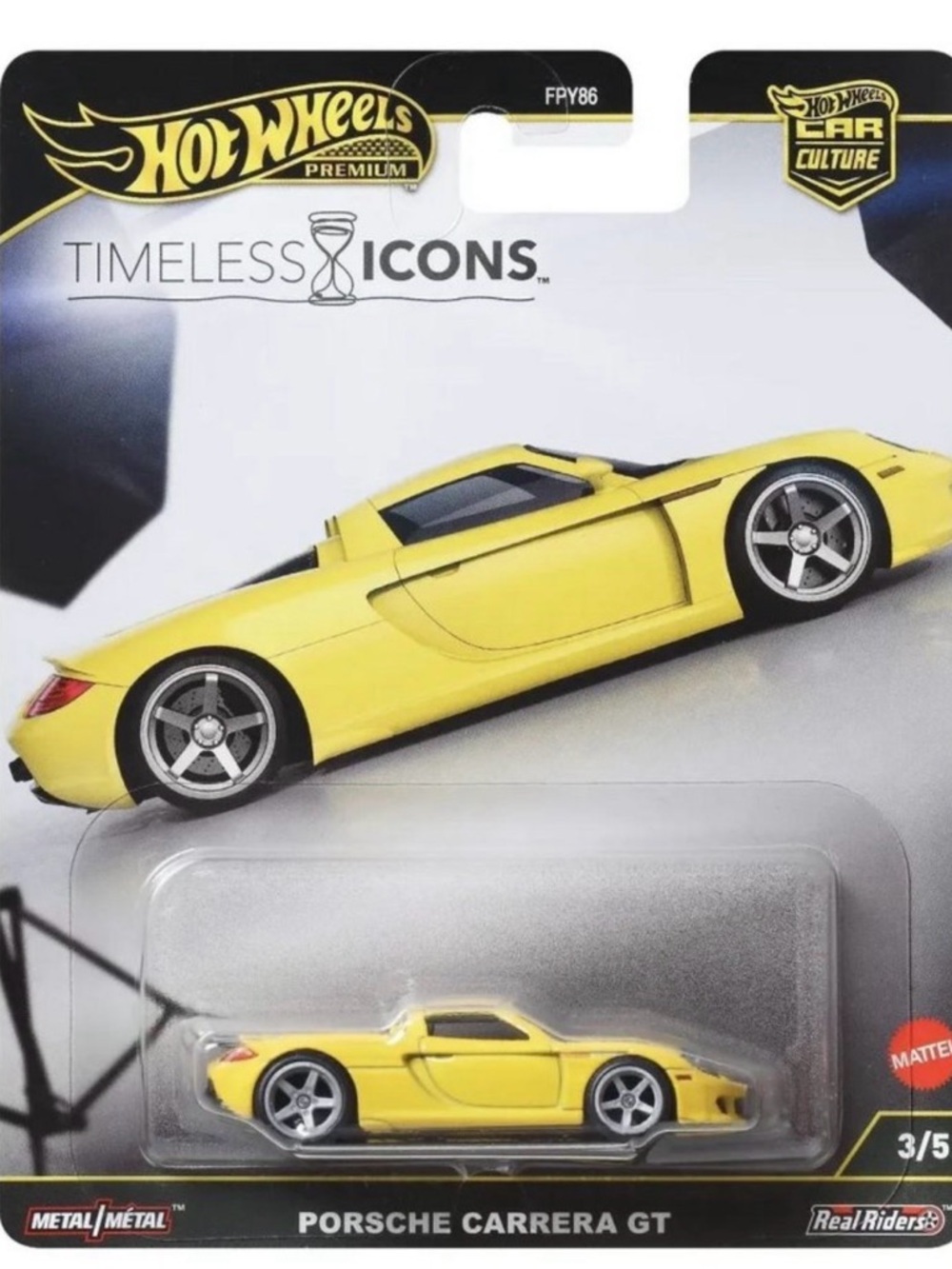 Hot Wheels Premium Porsche Carrera GT Timeless Icons Car Culture‎ 3/5 NIP